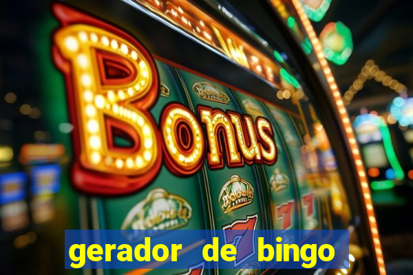 gerador de bingo cha de bebe